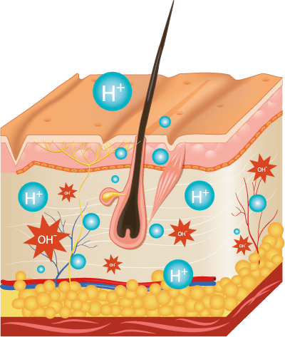 Proceso hidratación de Hydratouch H2